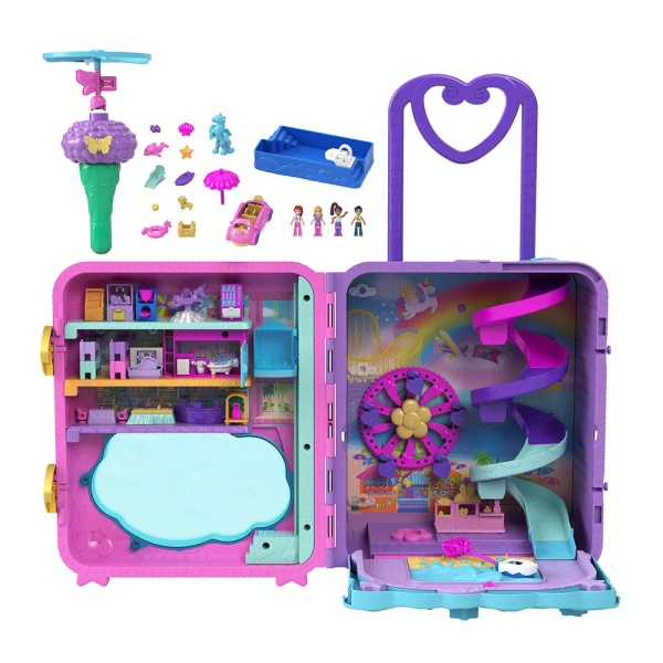 POLLY POCKET POLLYVILLE ΒΑΛΙΤΣΑΚΙ ΛΟΥΝΑ ΠΑΡΚ