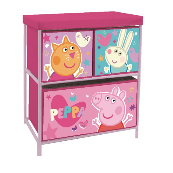 STORAGE SHELF 53X30X60 cm PEPPA PIG