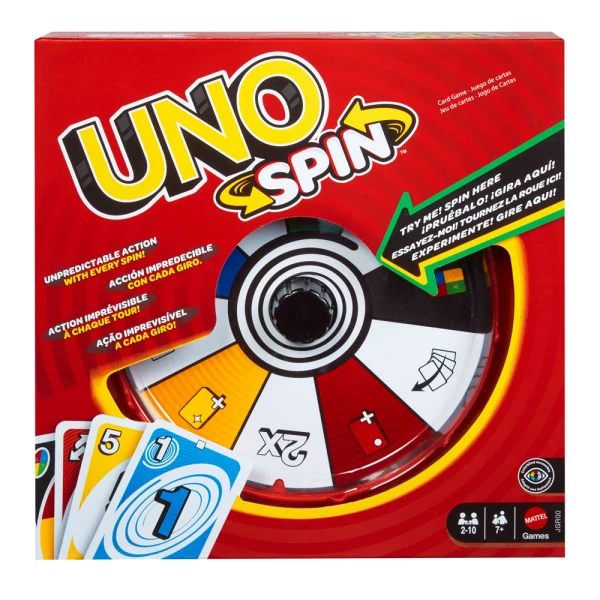 FAMILY TABLE GAME UNO SPIN