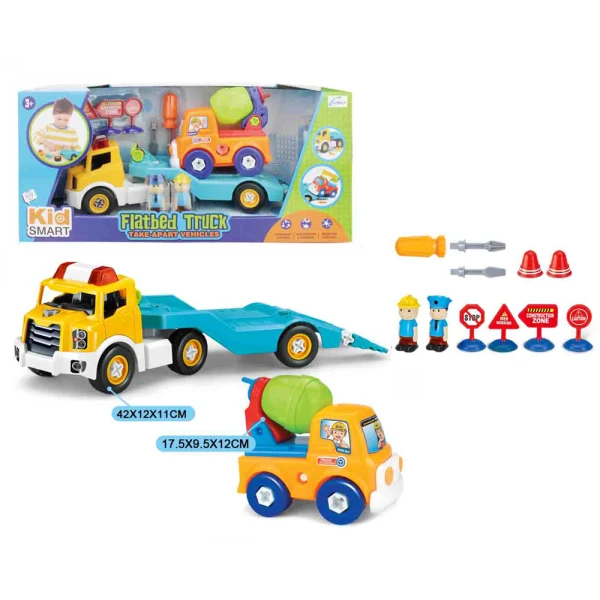 ASSEMBLING TRUCK WITH 1 VEHICLE, SOUNDS, AND LIGHTS