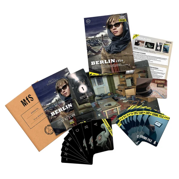AS GAMES ΕΠΙΤΡΑΠΕΖΙΟ ΠΑΙΧΝΙΔΙ CRIME SCENE BERLIN 1976 ΓΙΑ ΗΛΙΚΙΕΣ 18+ ΧΡΟΝΩΝ ΚΑΙ 1+ ΠΑΙΚΤΕΣ