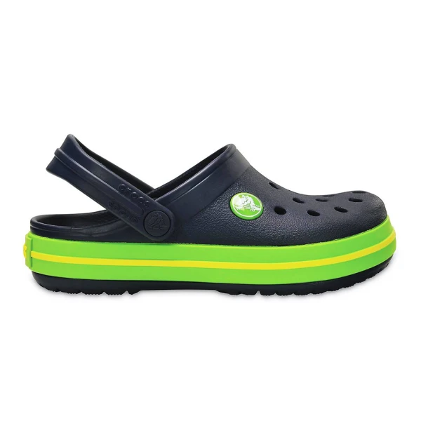 CROCS CLASSIC CLOG K NAVY-VOLT GREEN