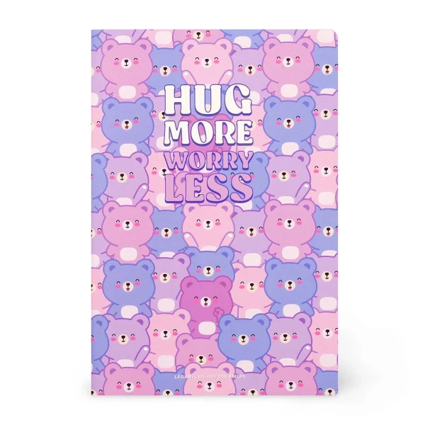 LEGAMI ΣΗΜΕΙΩΜΑΤΑΡΙΟ A5 MEDIUM ΡΙΓΕ - TEDDY BEAR
