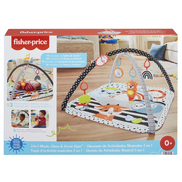 PRICE FISHER MUSICAL ACTIVITY GYM 3 IN 1