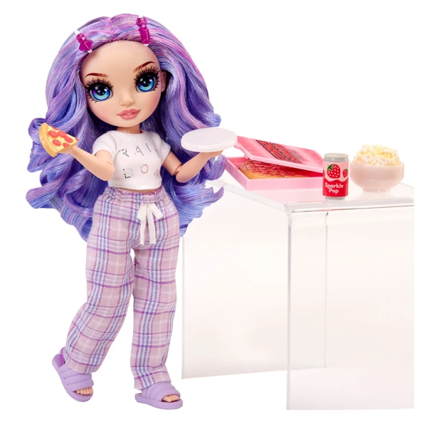 RAINBOW HIGH JUNIOR HIGH PJ PARTY ΚΟΥΚΛΑ - VIOLET (PURPLE)