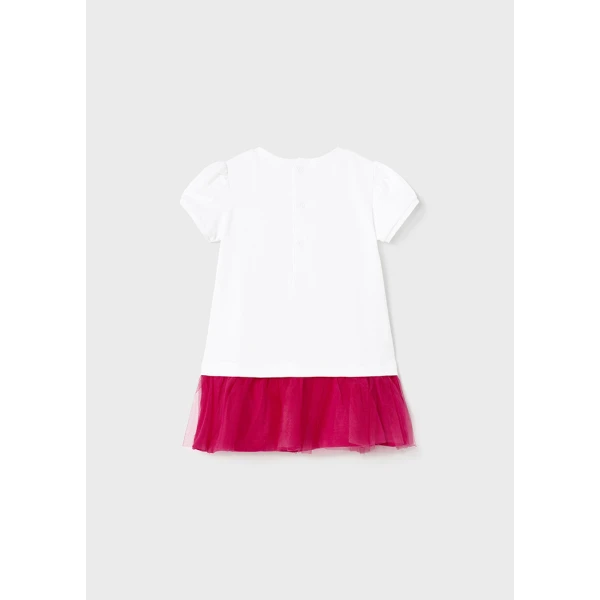 MAYORAL COMBINED DRESS TULLE ORCHID