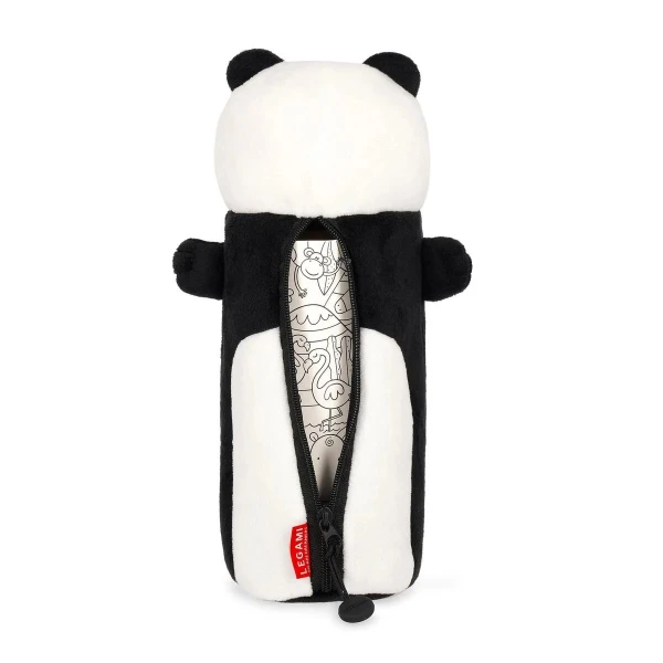 LEGAMI PLUSH PENCIL CASE SUPER SOFT - PANDA