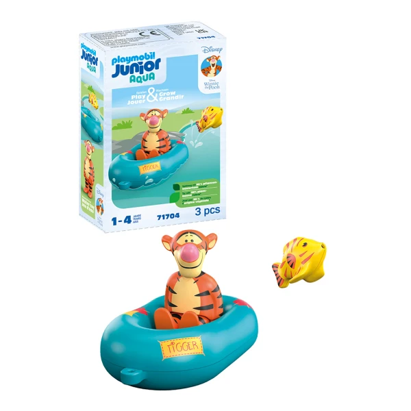 PLAYMOBIL JUNIOR DISNEY AQUA Η ΦΟΥΣΚΩΤΗ ΒΑΡΚΟΥΛΑ ΤΟΥ ΤΙΓΡΗ