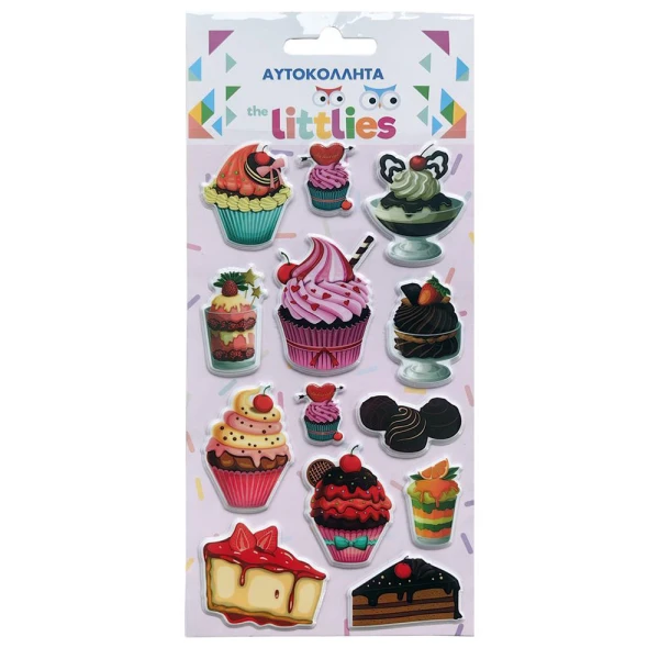 THE LITTLIES STICKERS 10X22 cm CAKES