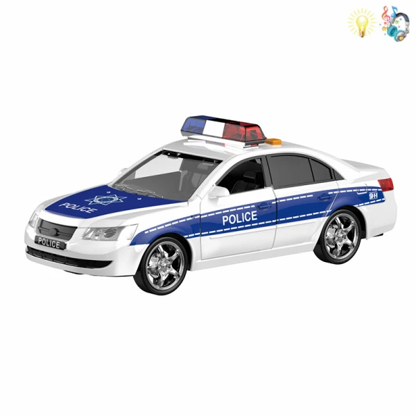 POLICE CAR WITH LIGHTS AND SOUNDS