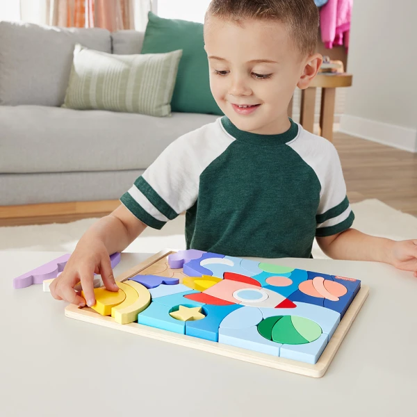 FISHER PRICE ΞΥΛΙΝΟ ΠΑΖΛ 42 τεμ. ΔΙΑΣΤΗΜΑ