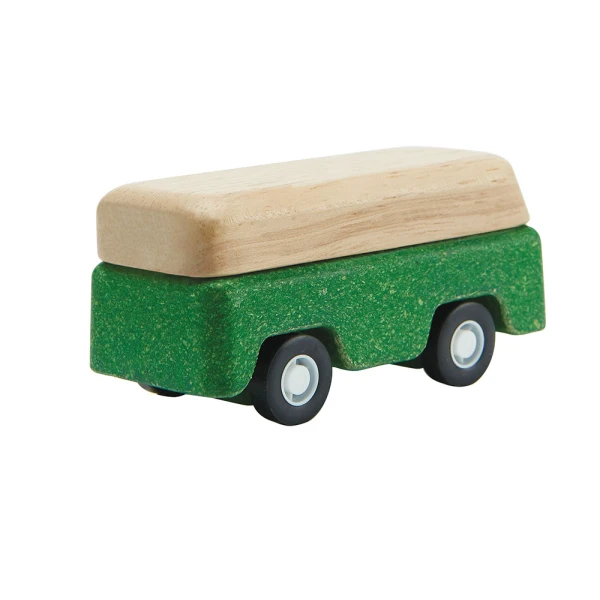 PLAN TOYS WOODEN BUS