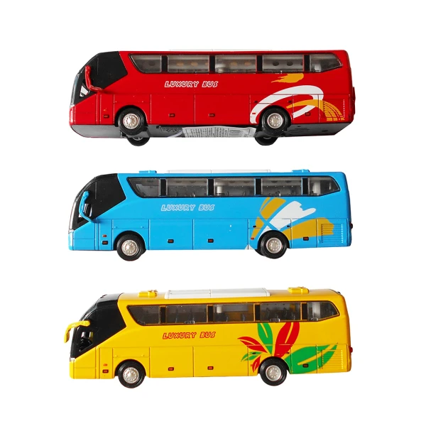 METAL BUS WITH SOUND - 3 COLOURS