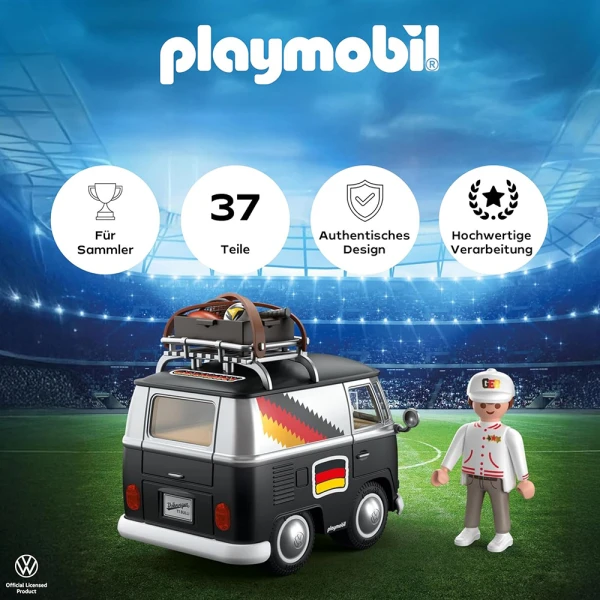 PLAYMOBIL VOLKSWAGEN T1 CAMPER - GERMANY NATIONAL TEAM