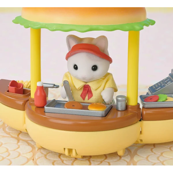 THE SYLVANIAN FAMILIES ΣΕΤ ΠΑΙΧΝΙΔΙΟΥ HAMBURGER STAND