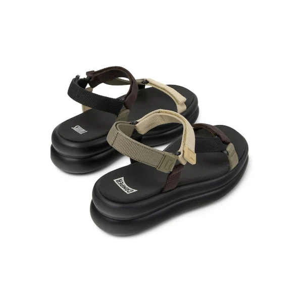 CAMPER WOMEN\'S SANDALS PELOTAS FLOTA UP MULTICOLOR BLACK