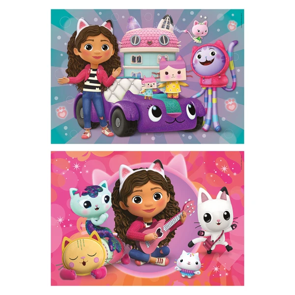 CLEMENTONI ΠΑΙΔΙΚΟ ΠΑΖΛ SUPER COLOR DREAMWORKS GABBY\'S DOLLHOUSE 2X20 τμχ