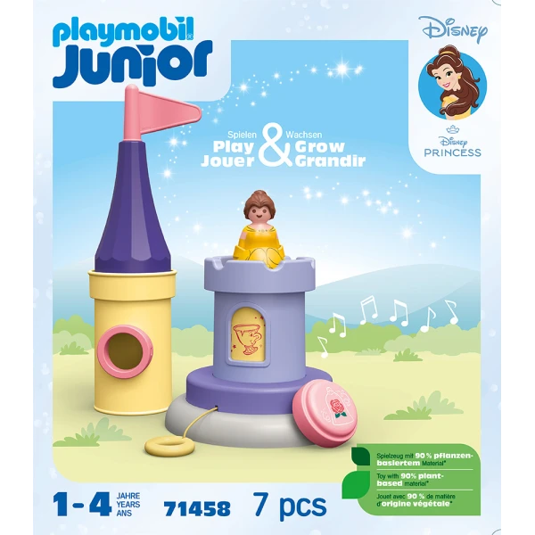 PLAYMOBIL JUNIOR & DISNEY BELL\'S PLAY TOWER WITH SOUND