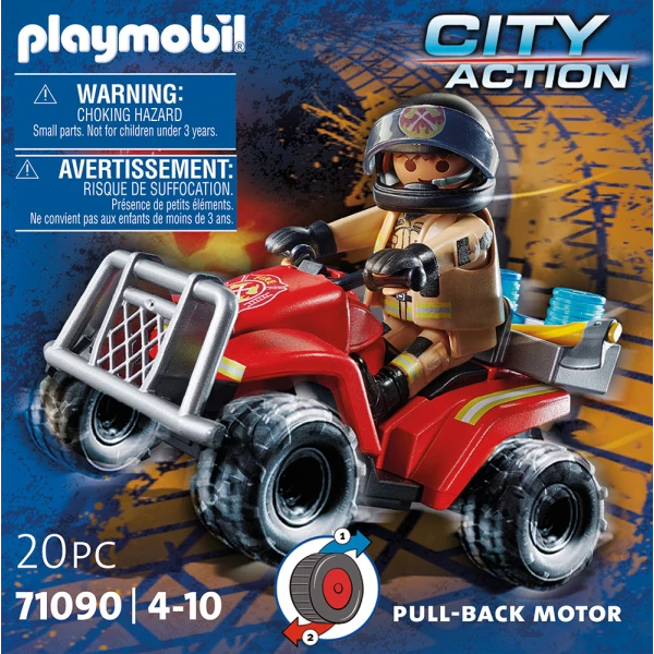 PLAYMOBIL CITY ACTION FEUERWEHR-SPEED QUAD
