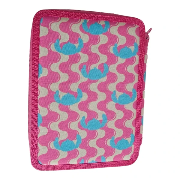 MUST TEAM ΚΑΣΕΤΙΝΑ ΔΙΠΛΗ ΓΕΜΑΤΗ 15Χ5Χ21 εκ. STITCH PINK