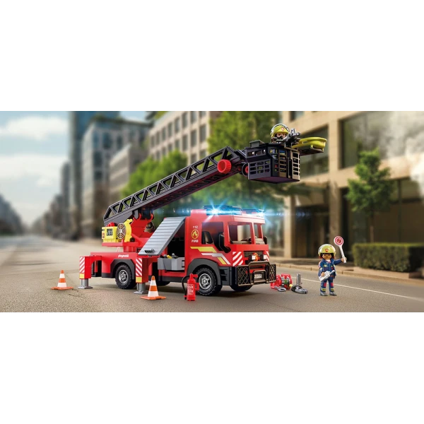 PLAYMOBIL CITY ACTION ΠΥΡΟΣΒΕΣΤΙΚΟ ΟΧΗΜΑ ΜΕ ΣΚΑΛΑ ΚΑΙ ΚΑΛΑΘΙ