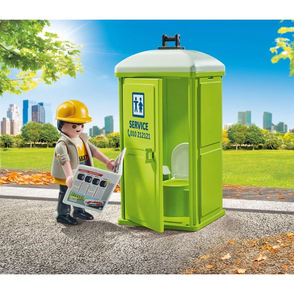 PLAYMOBIL CITY ACTION ΧΗΜΙΚΗ ΤΟΥΑΛΕΤΑ