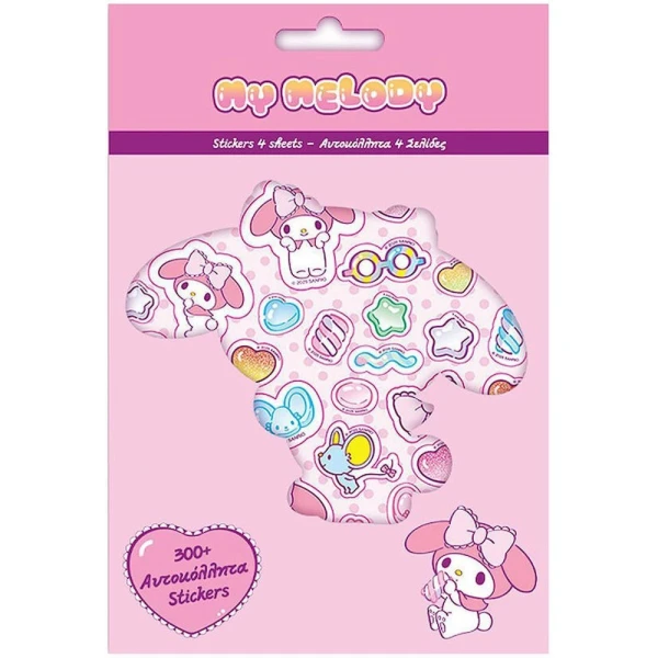 STICKERS 300 pcs BOOK 14.5X21.5 cm MY MELODY