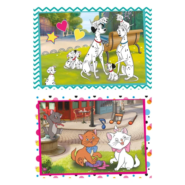 CLEMENTONI ΠΑΙΔΙΚΟ ΠΑΖΛ SUPER COLOR DISNEY CLASSICS 2X60 ΤΜΧ