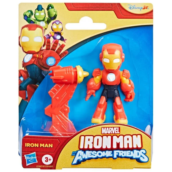 MARVEL IRON MAN AND HIS AWESOME FRIENDS FIGURE IRON MAN WITH ACCESSORY