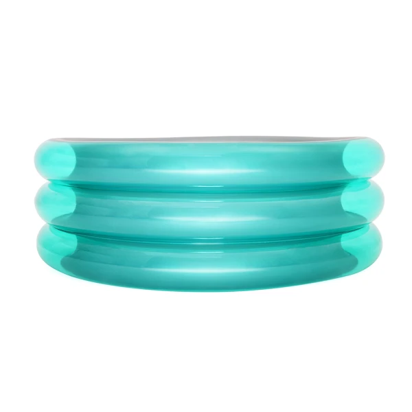 BESTWAY 150Χ53 cm BIG METALLIC 3-RINGS POOL