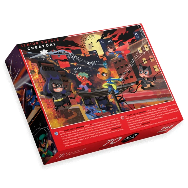 PUZZLE 70 pcs SUPERHEROES SAVE THE PLANET