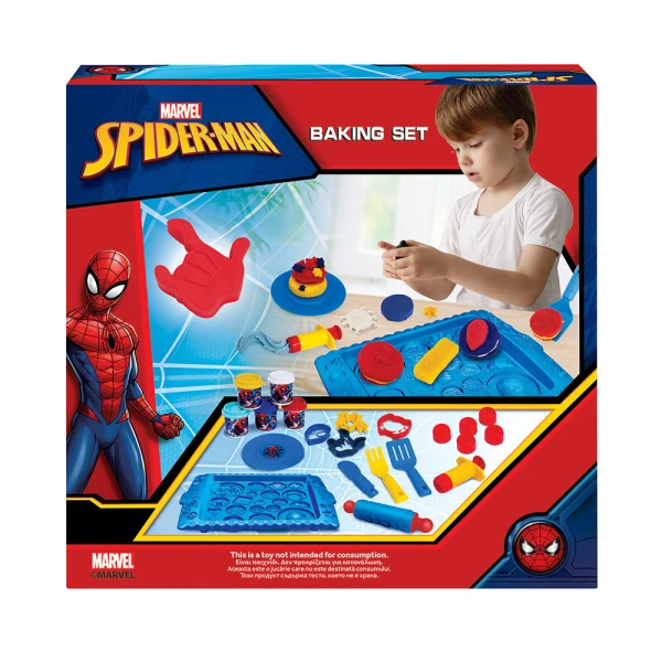 AS DOUGH MARVEL SPIDERMAN BAKING SET FOR AGES 3+