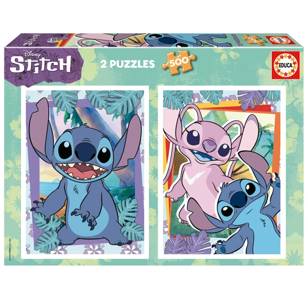 EDUCA PUZZLE 2X500 pcs STITCH DISNEY