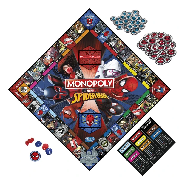 BOARD GAME MONOPOLY SPIDERMAN