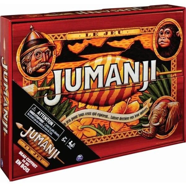 ΕΠΙΤΡΑΠΕΖΙΟ ΠΑΙΧΝΙΔΙ JUMANJI ΜΕ ΞΥΛΙΝΗ ΣΥΣΚΕΥΑΣΙΑ