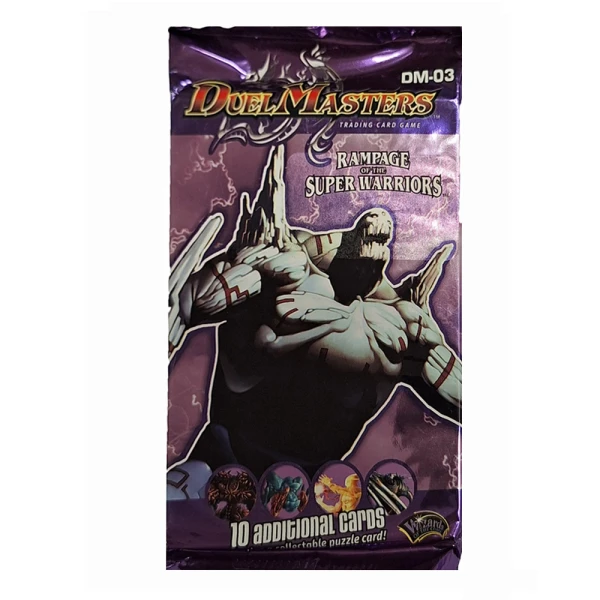 DUEL MASTER CARD GAME RAMPAGE OF THE SUPER WARRIORS BOOSTER DM-03