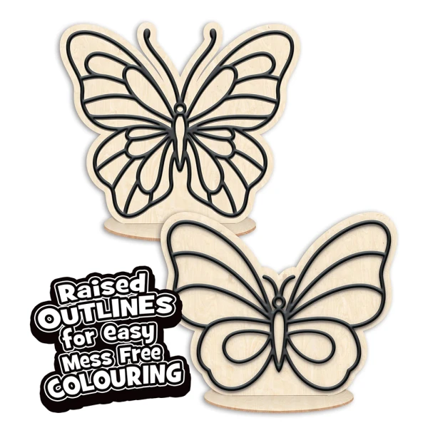 SPLAT PLANET MESS-FREE PAINT KIT WITH CLAY BUTTERFLIES