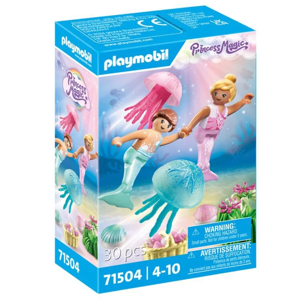 PLAYMOBIL PRINCESS MAGIC MERMAID KIDS WITH JELLYFISH