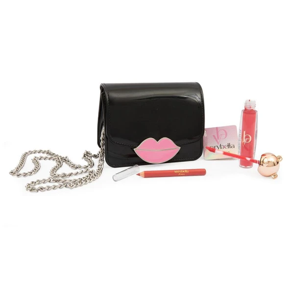 VERY BELLA MINI BAG WITH LIP GLOSS AND PENCIL - 2 COLOURS