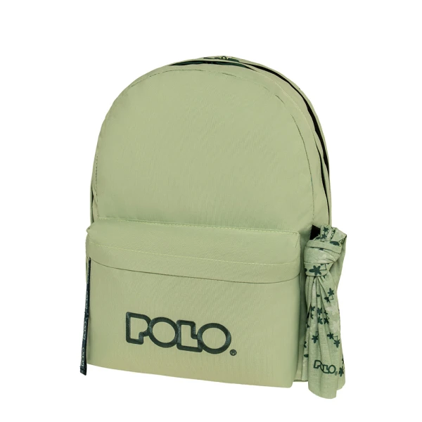 POLO 2026 BACKPACK ORIGINAL DOUBLE SCARF PISTACHIO-DARK GREEN