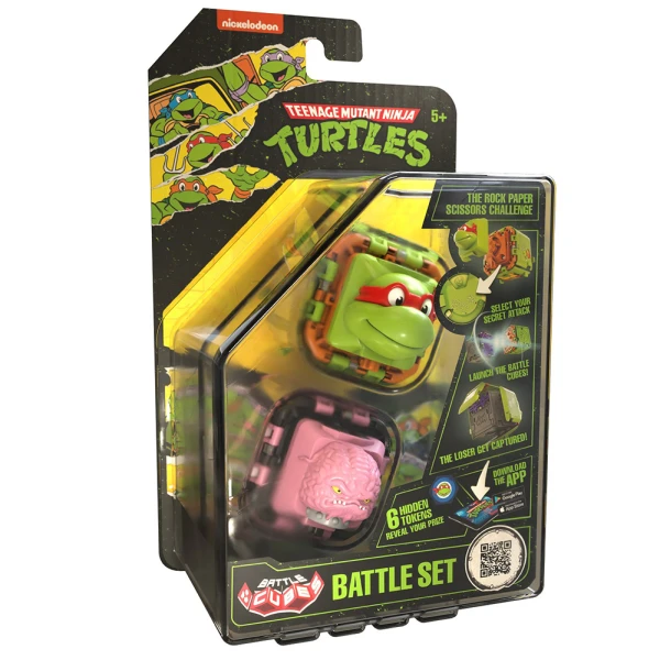 BATTLE CUBES TURTLES RAPHAELO VS KRANG
