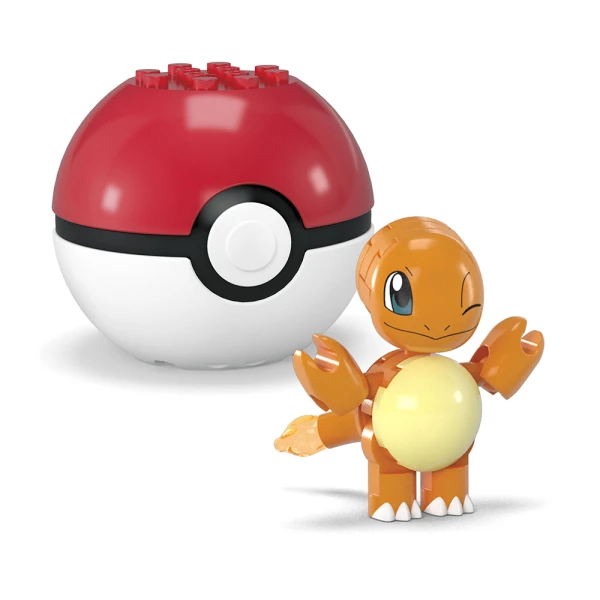 MEGA POKEMON POKEBALL 40 pcs SET OF 2 - CHARMANDER & EEVEE