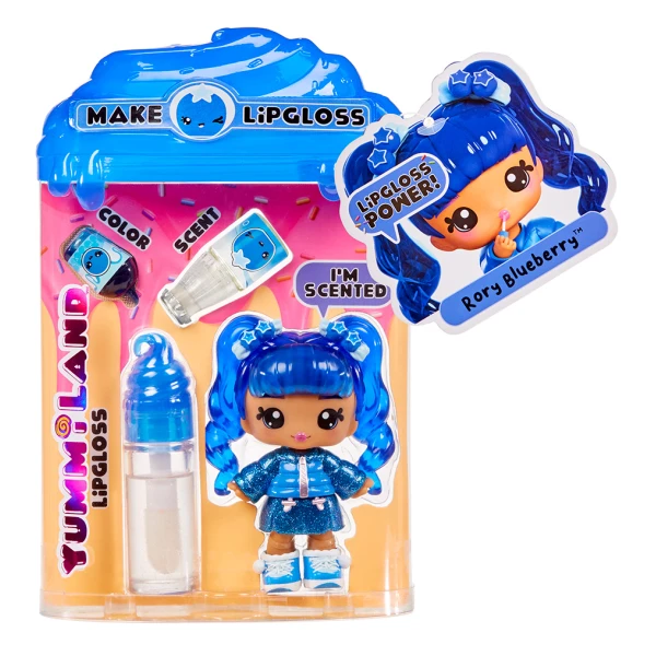 YUMMILAND LIPGLOSS DOLL - RORY BLUEBERRY