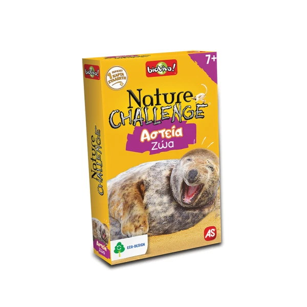 AS GAMES ΠΑΙΧΝΙΔΙ ΜΕ ΚΑΡΤΕΣ NATURE CHALLENGE BEST 2 ΓΙΑ ΗΛΙΚΙΕΣ 7+ ΧΡΟΝΩΝ ΚΑΙ 2-6 ΠΑΙΚΤΕΣ - 6 ΣΧΕΔΙΑ