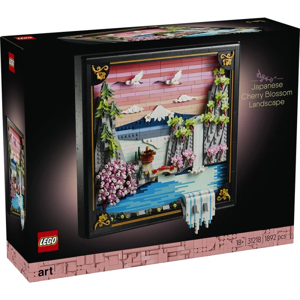 LEGO® ART ΙΑΠΩΝΙΚΟ ΤΟΠΙΟ ΜΕ ΑΝΘΙΣΜΕΝΕΣ ΚΕΡΑΣΙΕΣ