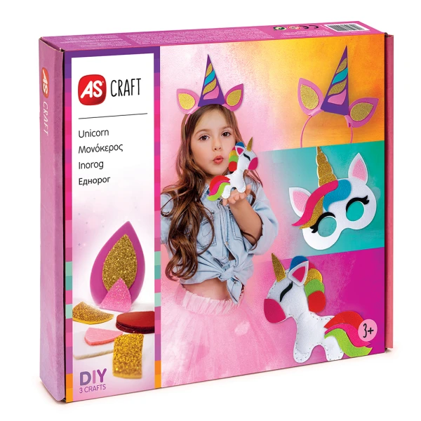 AS CRAFT ΜΟΝΟΚΕΡΟΣ ΠΑΙΧΝΙΔΙ ΜΕ 3 ΧΕΙΡΟΤΕΧΝΙΕΣ DIY ΓΙΑ 3+ ΧΡΟΝΩΝ