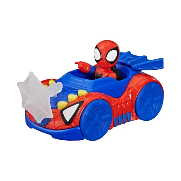 SPIDEY AND HIS AMAZING FRIENDS SPIDEY WEB CRAWLER VEHICLE AND FIGURE