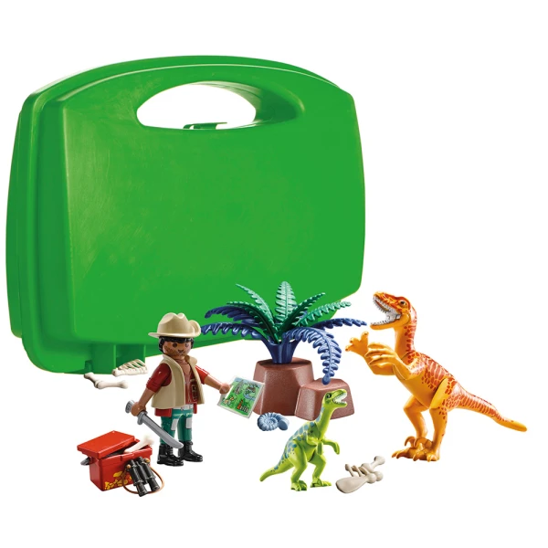 PLAYMOBIL DINOS - MAXI ΒΑΛΙΤΣΑΚΙ ΕΞΕΡΕΥΝΗΤΗΣ ΚΑΙ ΔΕΙΝΟΣΑΥΡΟΙ