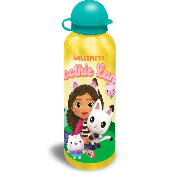 ΠΑΙΔΙΚΟ ΠΑΓΟΥΡΙ ΑΛΟΥΜΙΝΙΟΥ 500ml GABBY\'S DOLLHOUSE - 3 ΣΧΕΔΙΑ