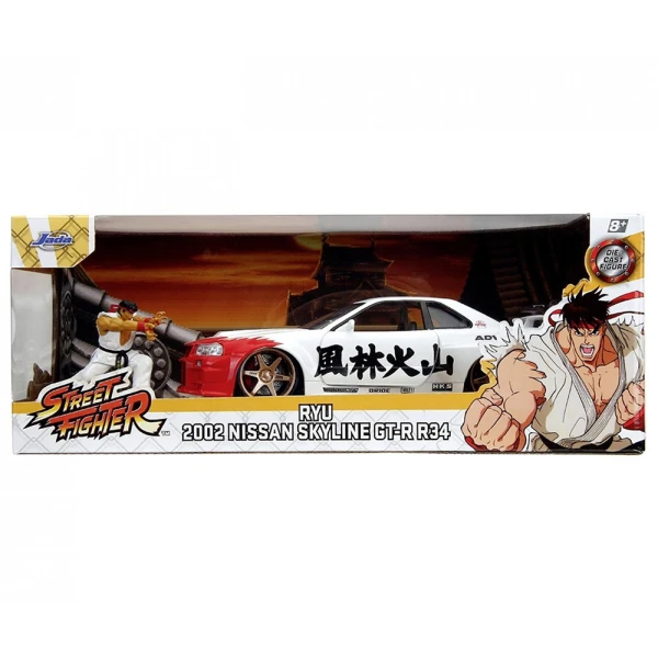 JADA STREET FIGHTER NISSAN SKYLINE GT-R R34 1:24 